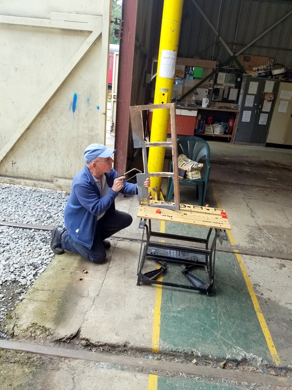 Class 104: Trimming a timber frame for a vestibule ceiling in 50454