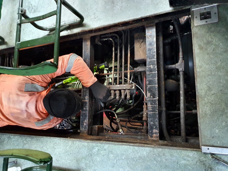Class 109: Making adjustments to the refitted engine