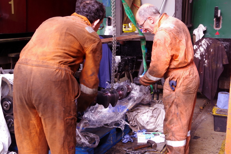 Class 109: Reassembling the no. 1 engine