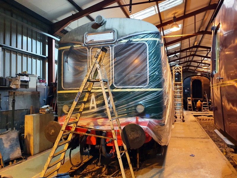 Class 109: 50416 covered in plastic film
