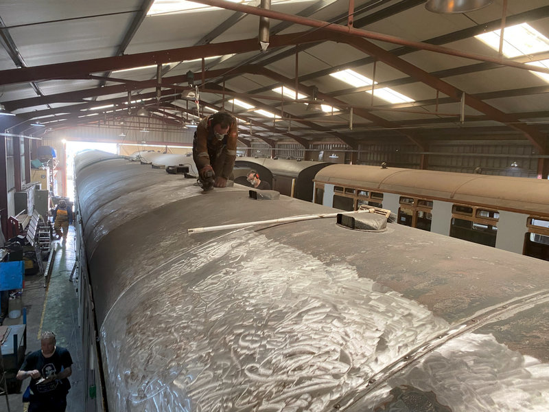 Class 109: Sanding the roof of 50416