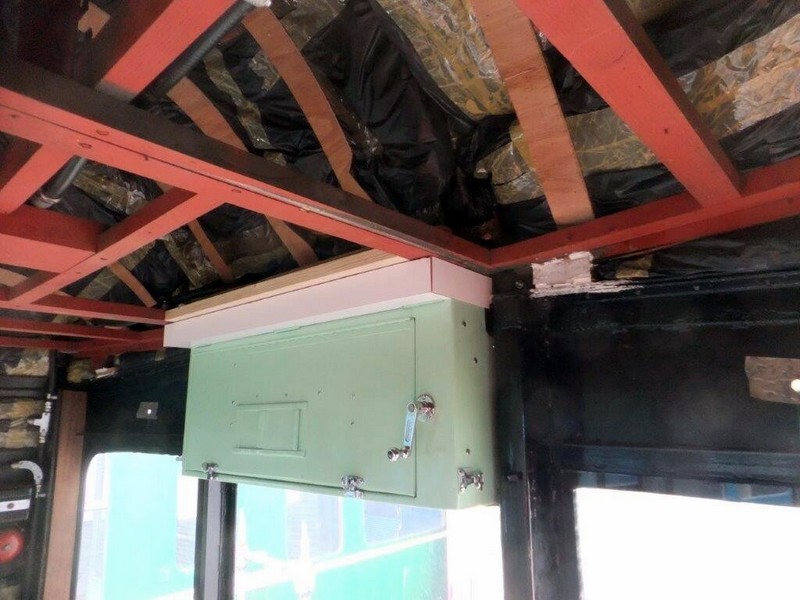 Class 100: Timber used to hold the destination box in place