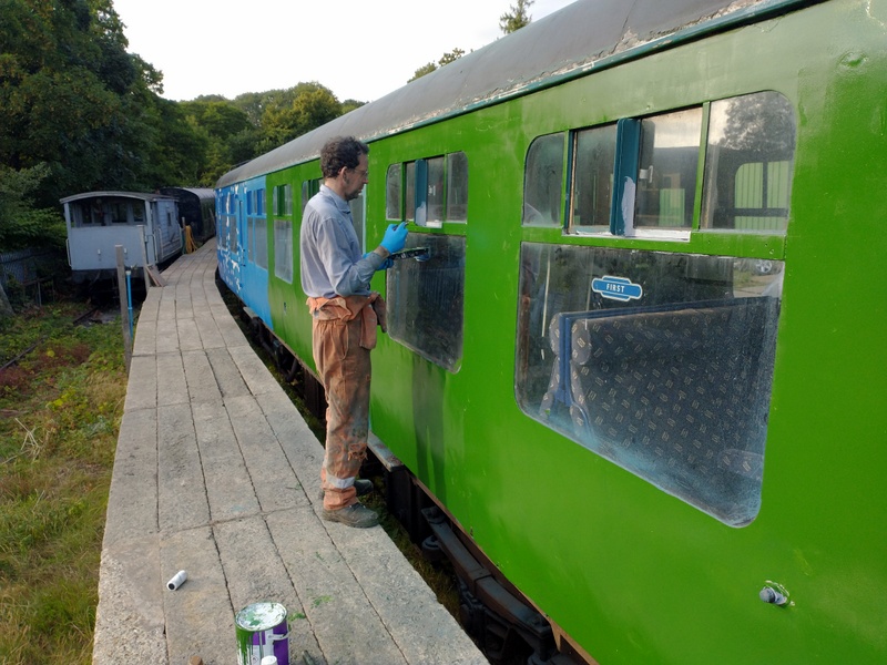 Class 104: Repairing the bodywork on 50528