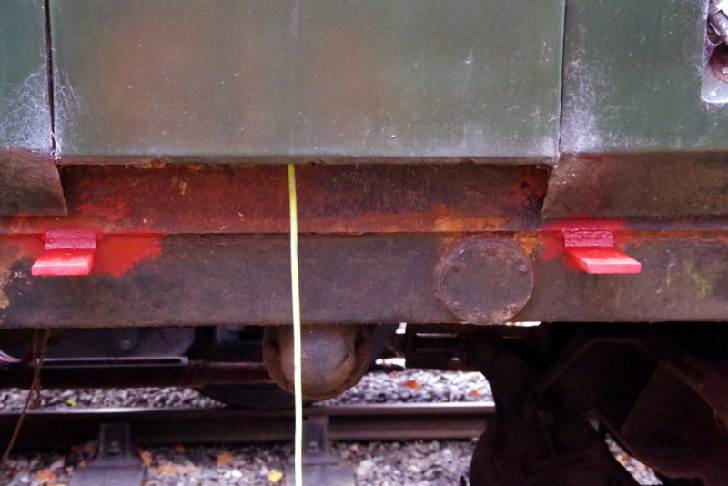 Class 105: Brackets prepared for the new step board