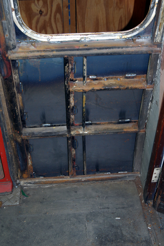 Class 127: New steelwork before the application of chassis black