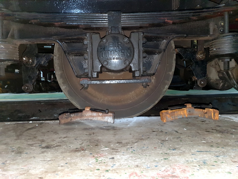 Class 109: Brake blocks before fitting