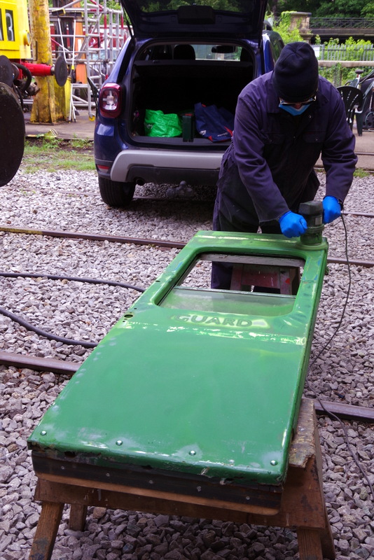 Class 127: Sanding a guard's door