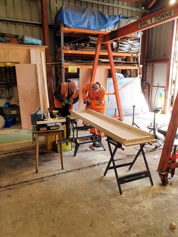 Construction of a new tool cupboard