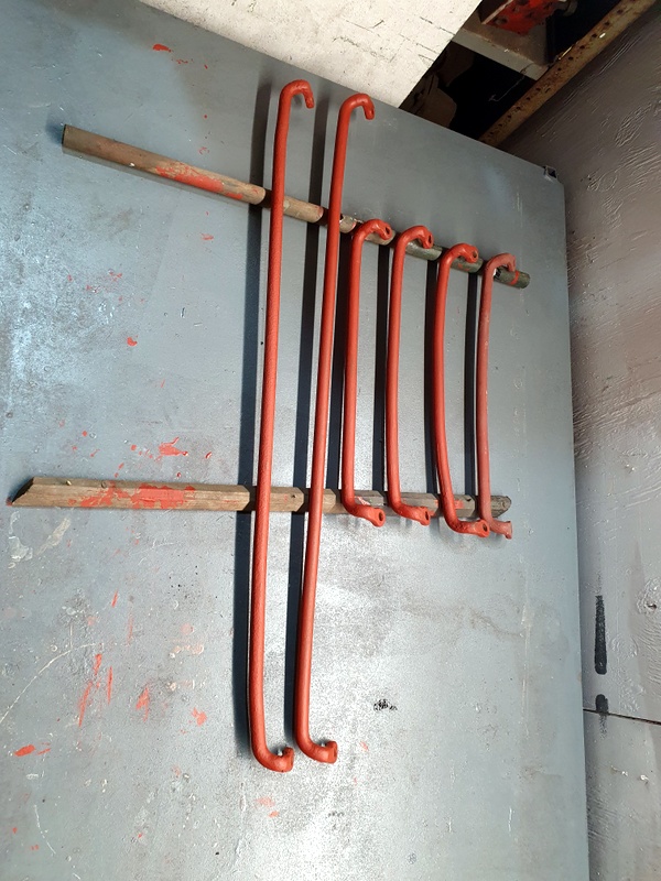 Class 127: Door handles after cleaning and priming