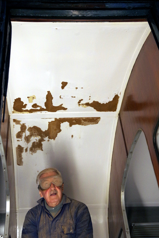 Class 104: Repairing a vestibule ceiling in 50528