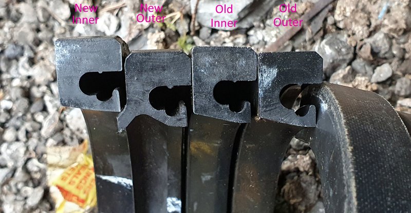 Class 104: Old and new seals for the no. 1 final drive