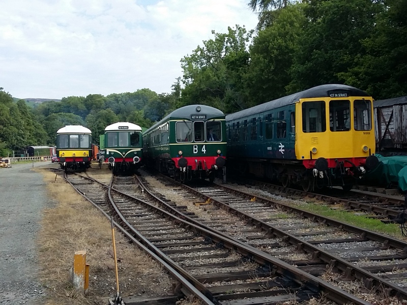 Pentrefelin Yard masquerading as a DMU depot on 25/06/23