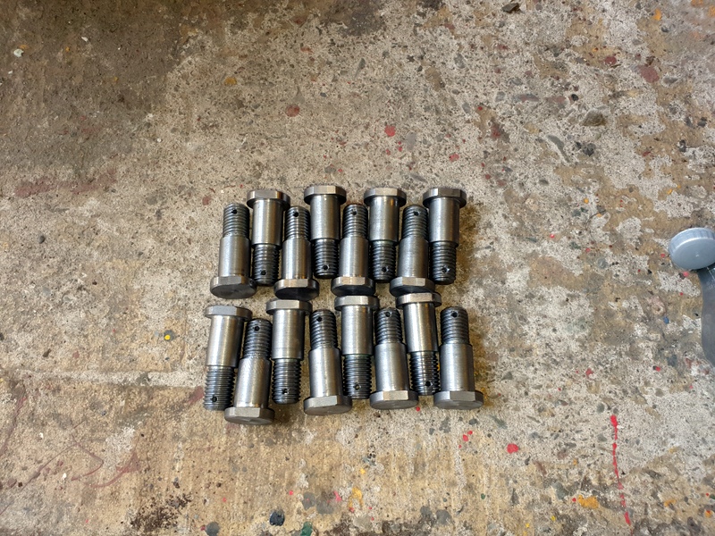 Gangway pivot bolts
