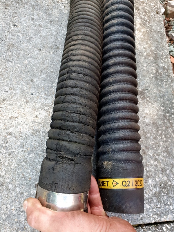 Class 108: Faulty and new vacuum hoses