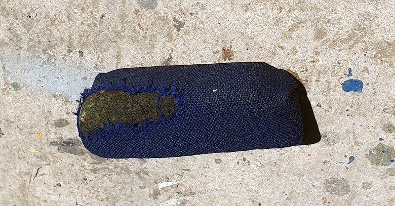 Class 108 56223: Driver's armrest in need of repair