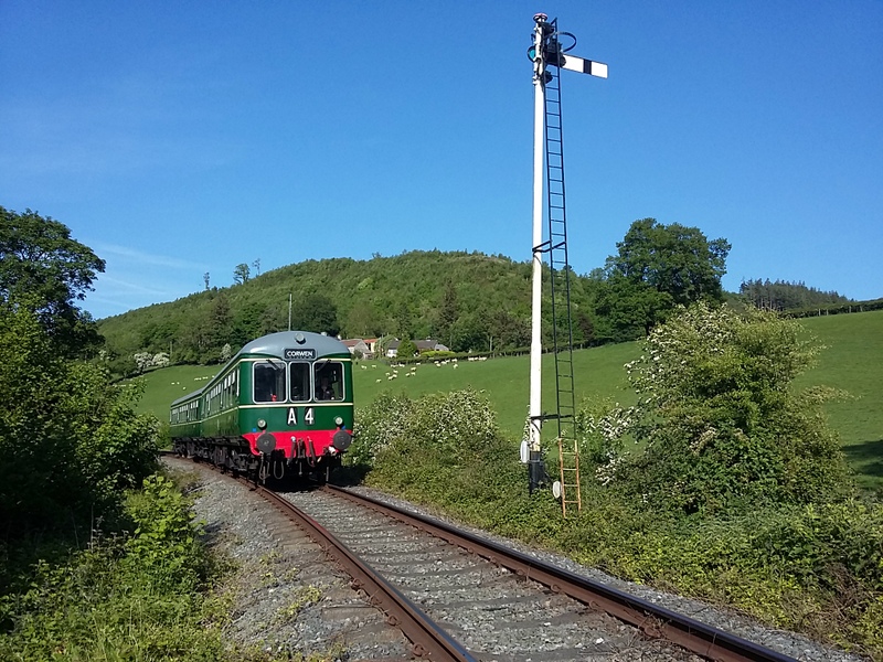 Wickham class 109 near Glyndyfrdwy during a test run on 27/05/23