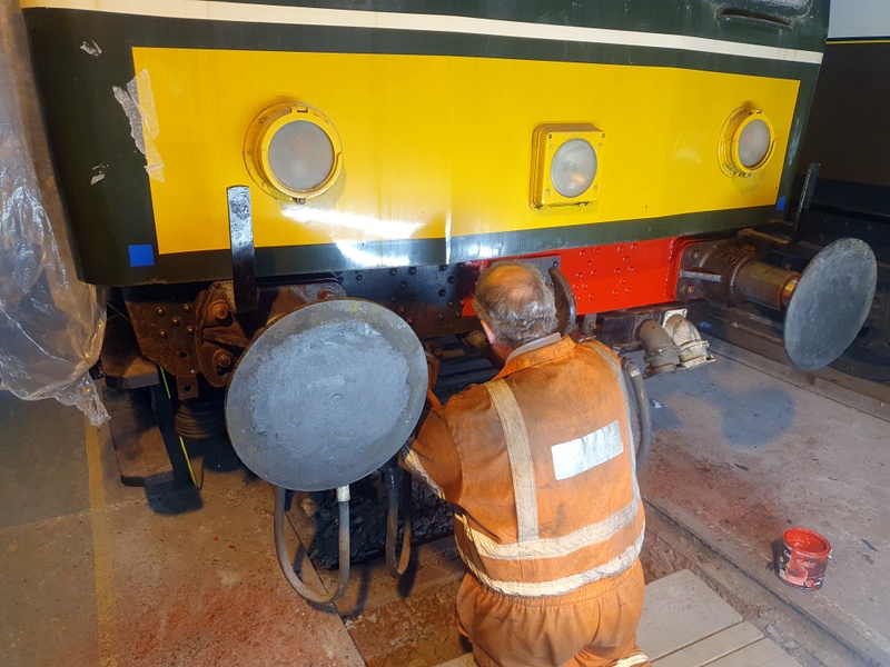 Class 108: Painting the buffer beam
