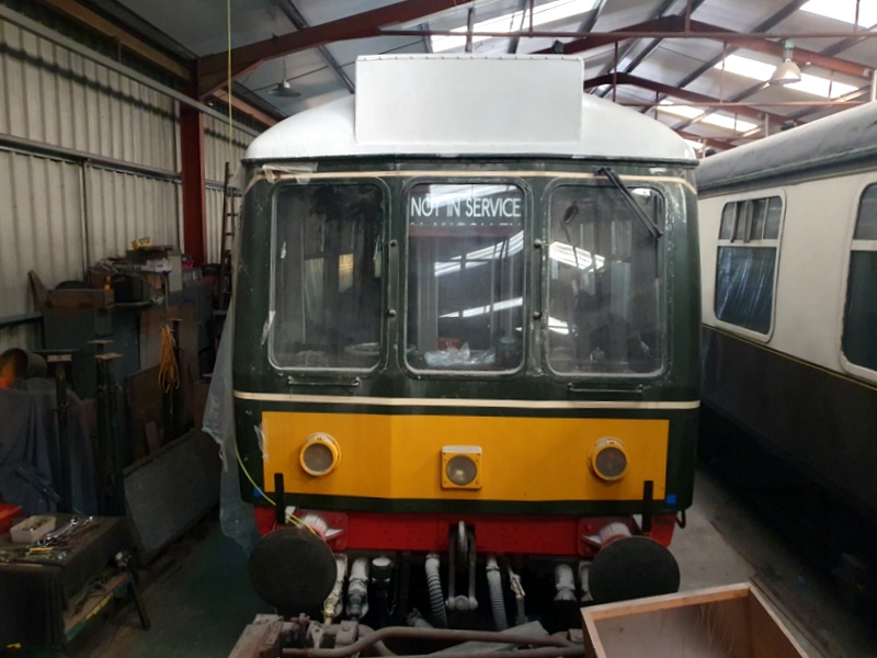 Class 108: Painted buffer beam and restored headcode box on the power car 