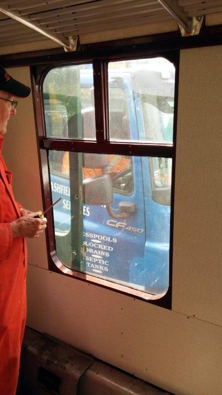 Class 100: Installing beads around a window