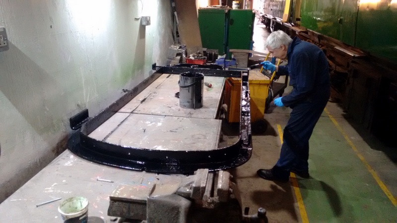 Class 105: Painting the corridor faceplate