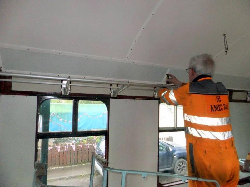 Class 100: Trial fitting part of a reassembled luggage rack