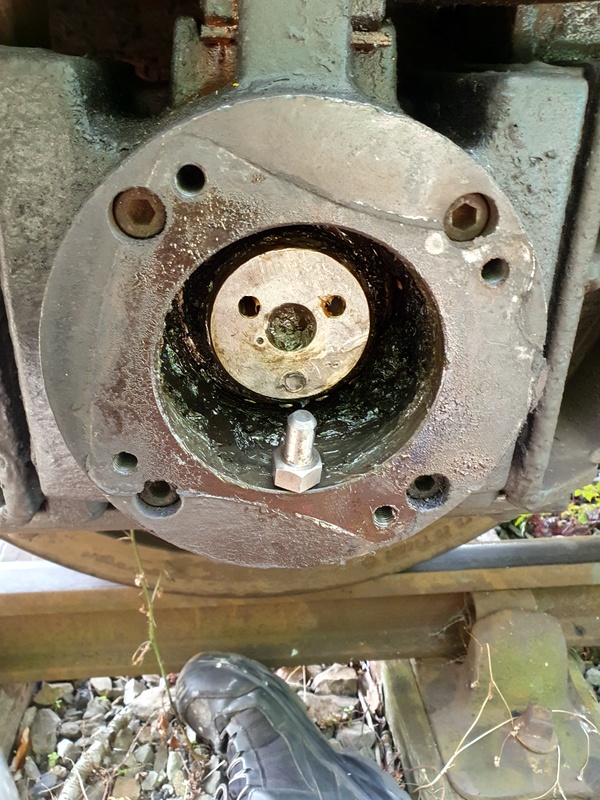 56223: Sheared drive pin for the speedometer