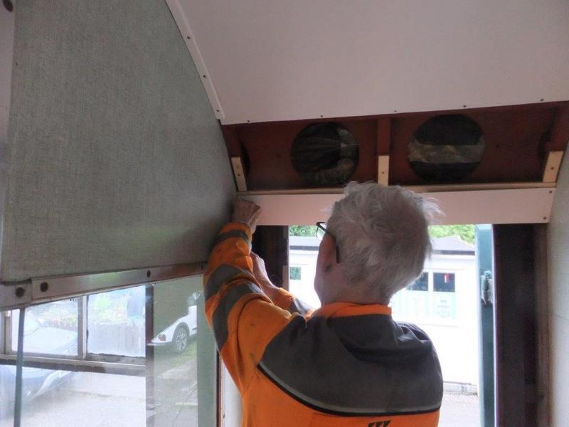 Class 100: Fitting a panel above a vestibule door