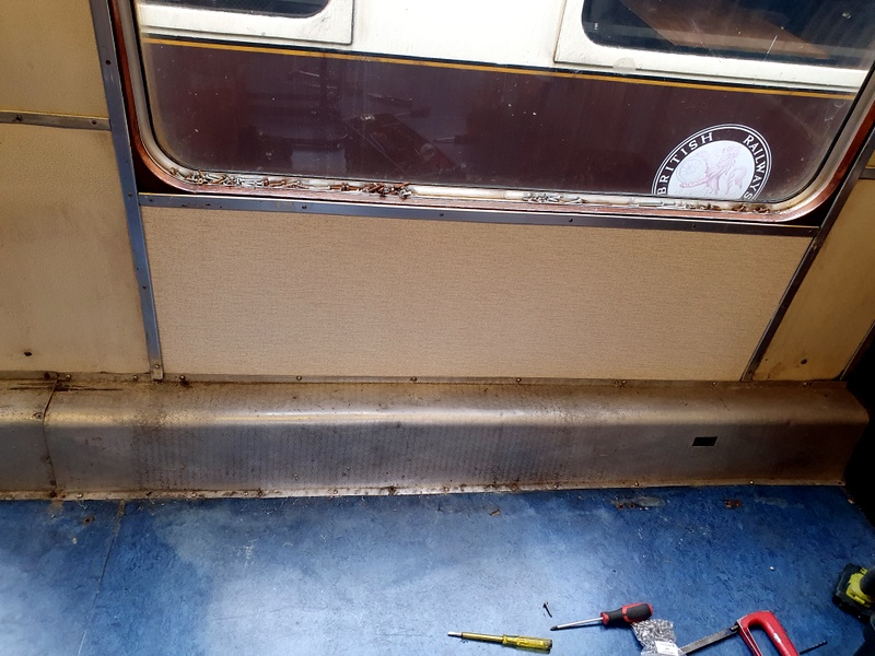 Class 108: New wall panel following installation