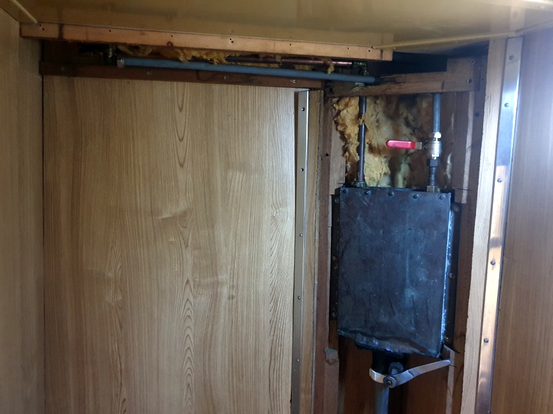 Class 109: Replacement pipe below the toilet header tank