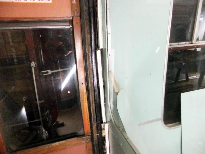 Class 105: Framework being removed from vestibule one