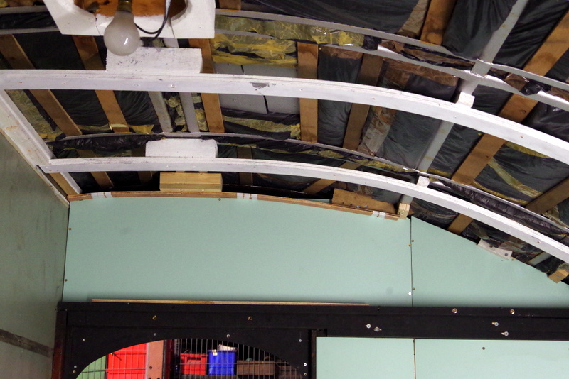 Class 105: Wooden blocks to support the ceiling joists