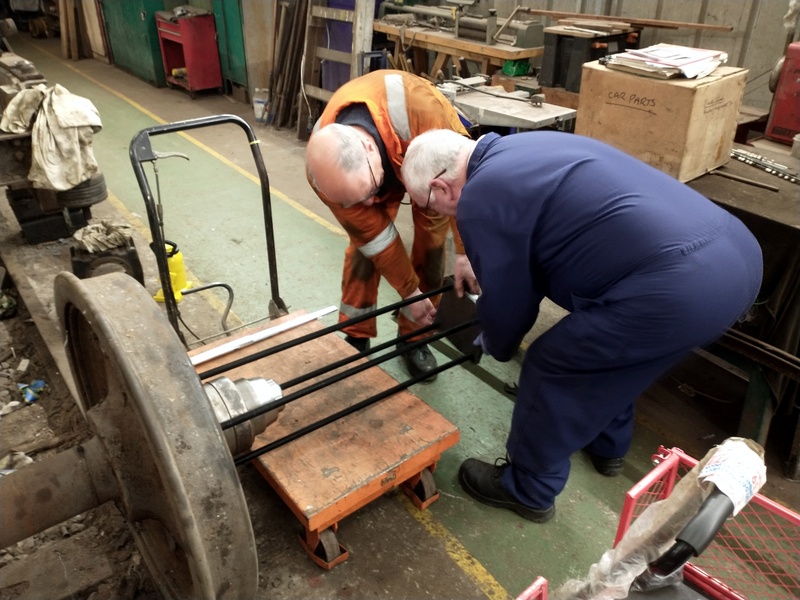 Class 104: Assembling a puller to remove the inner roller bearing from a donor axle