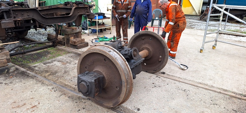 Class 104: Wheelset from 50454 bogie