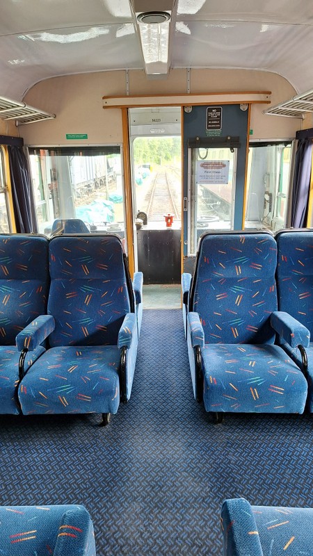 Class 108 56223: Repainted ceiling in the front section