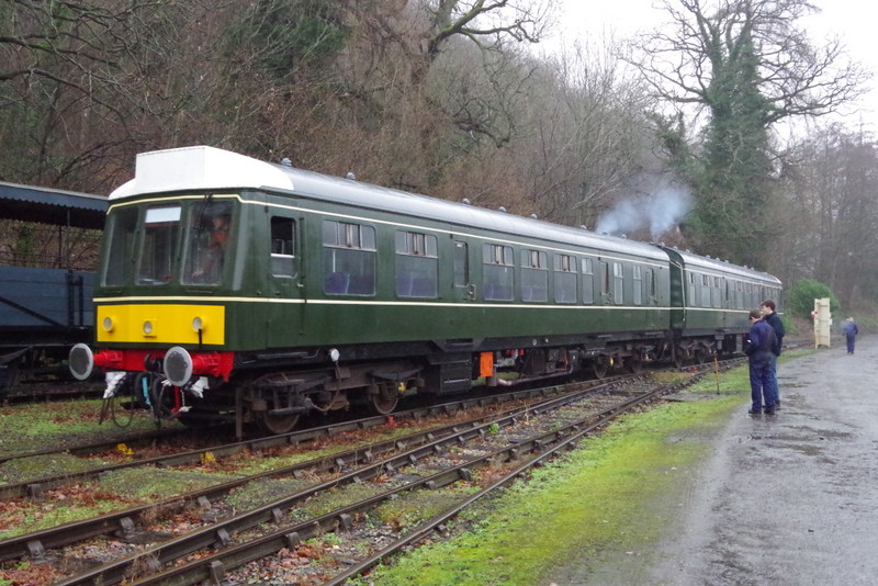 Class 108 at Pentrefelin on 21/12/25