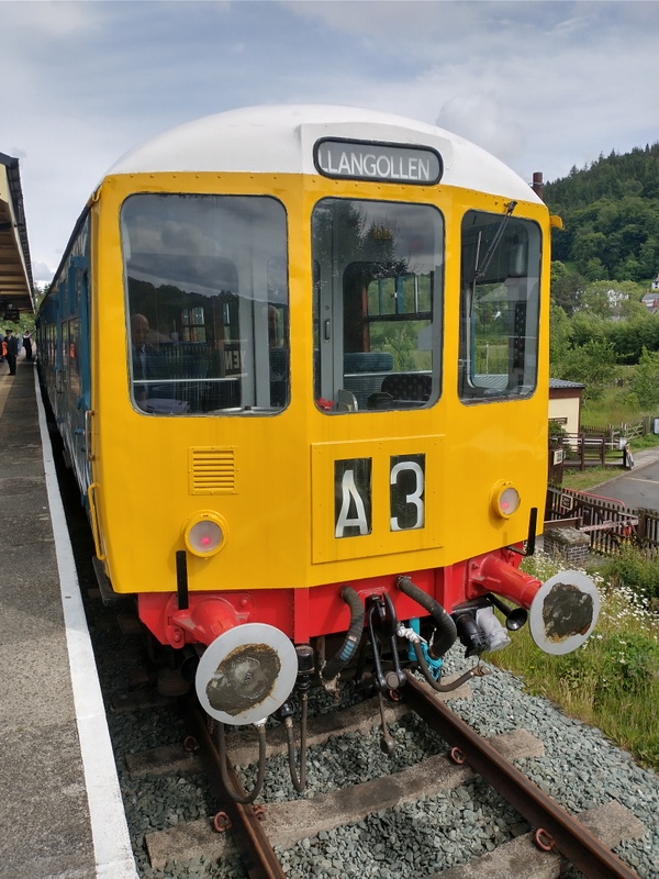 Class 104 vehicle 50454 at Corwen on 05/06/25