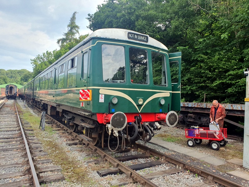 Class 108 56223 about to be given an M exam