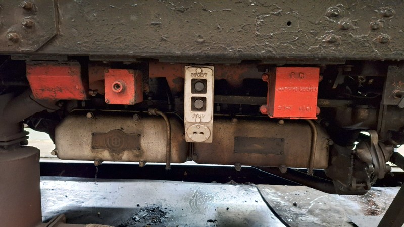 Class 108: Engine before being cleaned and painted