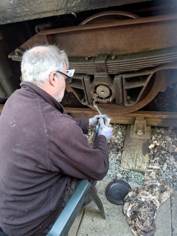 Class 104: Applying grease to a wheel bearing