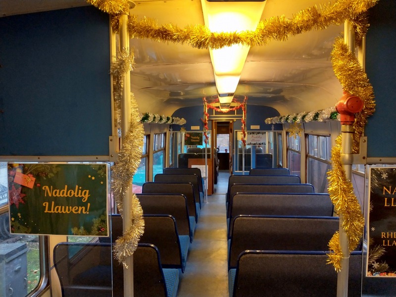 Class 108: Being decorated for Siôn Corn specials