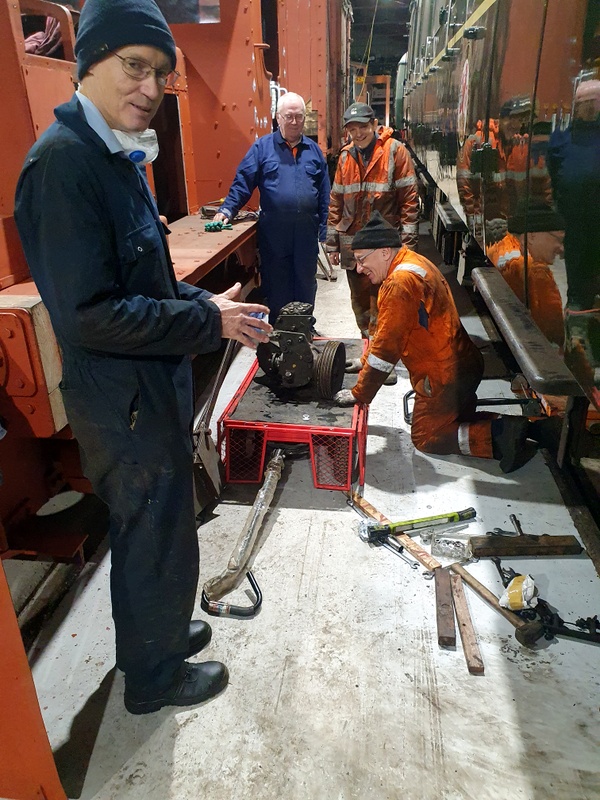 Class 127: Preparing to fit the second fan drive/compressor