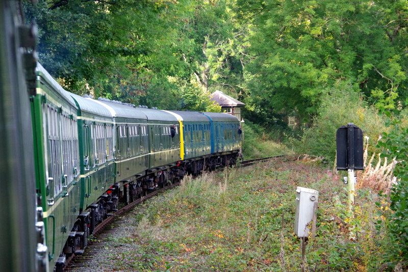 View from the 8-car DMU at Deeside on 05/10/25