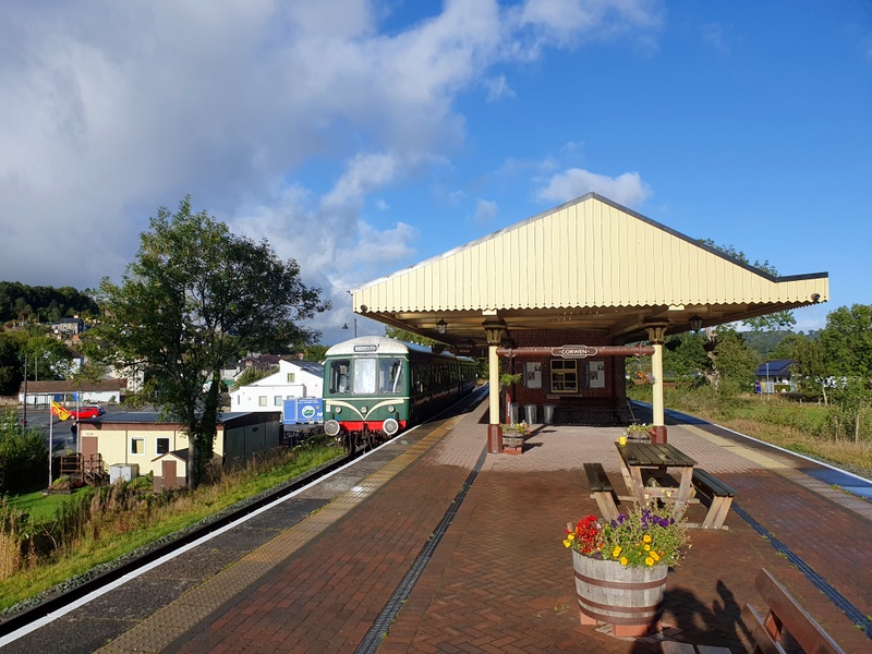 Hybrid class 127/108 at Corwen on 12/09/25 Hybrid class 127/108 at Corwen on 12/09/25