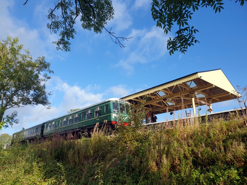 Hybrid class 127/108 at Corwen on 12/09/25 Hybrid class 127/108 at Corwen on 12/09/25