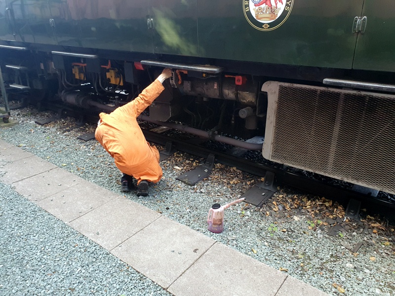 Preparing the class 127 for service on 30/08/25 Preparing the class 127 for service on 30/08/25