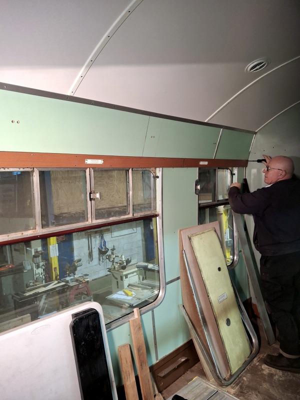 Class 105: Adjustments to accommodate a luggage rack