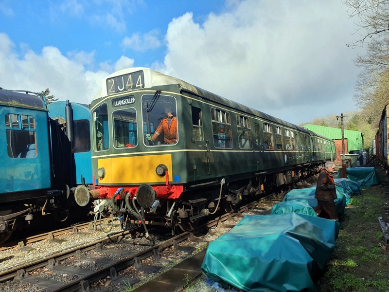 Class 110: Undergoing brake tests at the depot