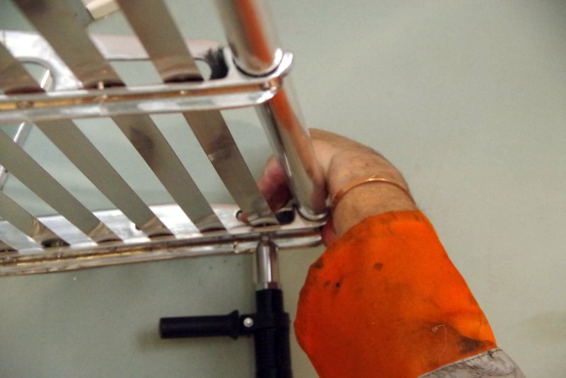 Class 105: Riveting the last bits of the luggage rack
