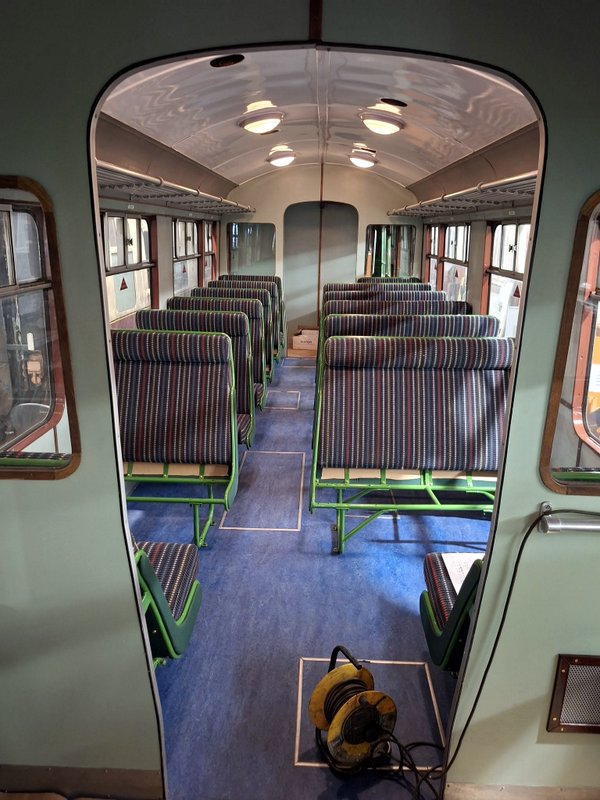 Class 110: Seats in the second class saloon of 51813