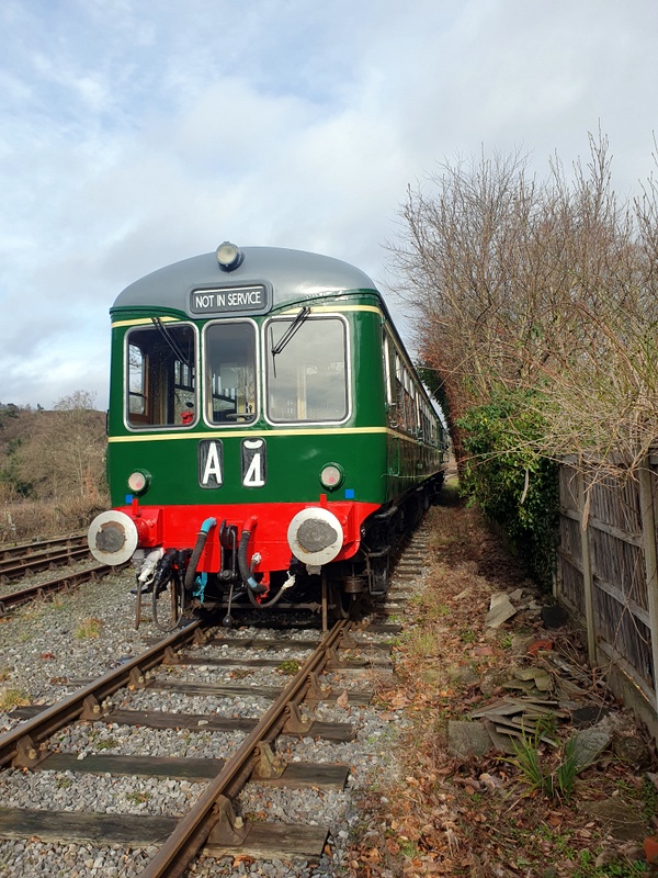 Class 109: On the 'back road' at Llangollen Goods Junction on 21/02/26